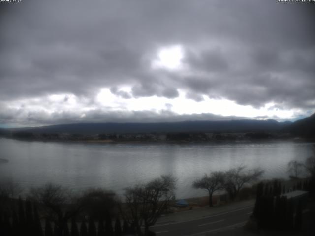河口湖からの富士山