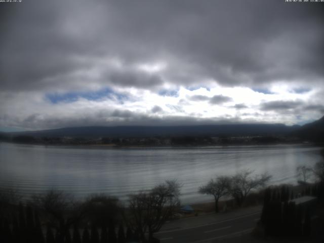 河口湖からの富士山