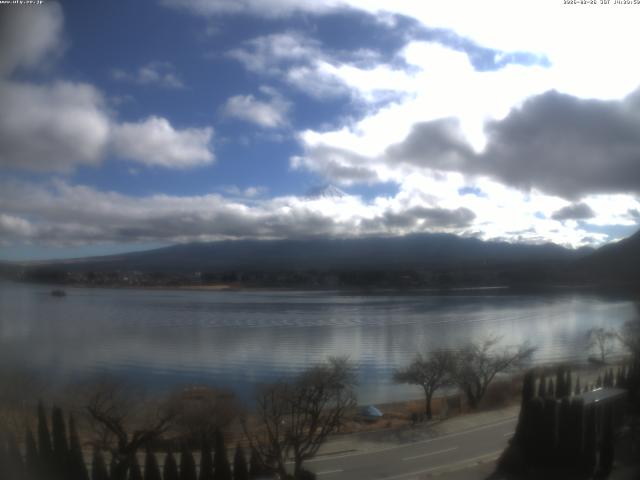 河口湖からの富士山