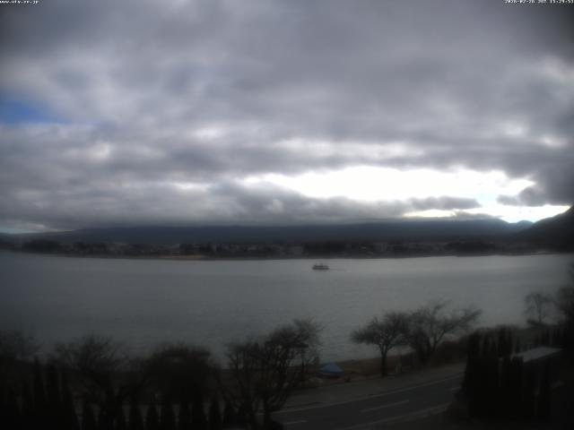 河口湖からの富士山