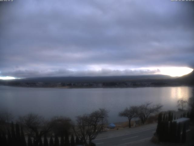 河口湖からの富士山