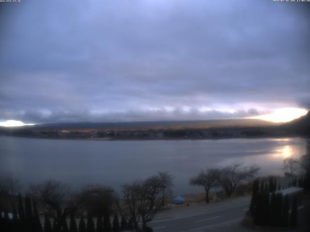 河口湖からの富士山