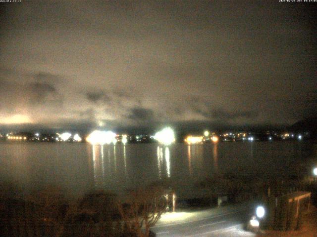 河口湖からの富士山