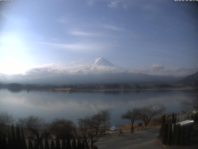 河口湖からの富士山