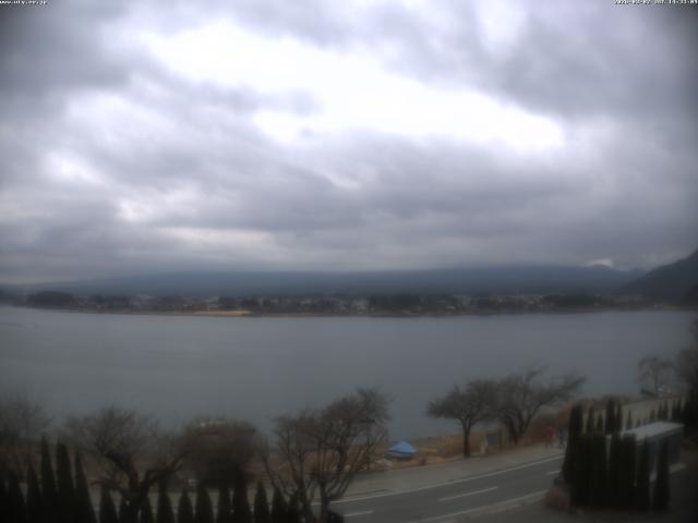 河口湖からの富士山