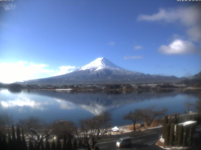 河口湖からの富士山