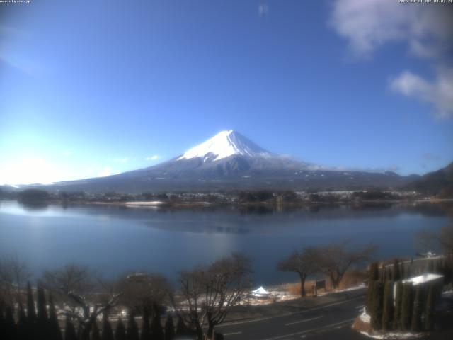 河口湖からの富士山
