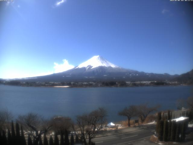 河口湖からの富士山