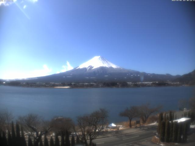 河口湖からの富士山