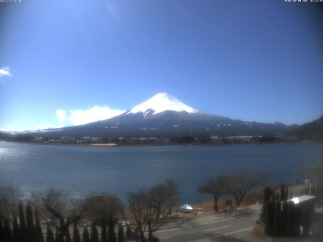 河口湖からの富士山