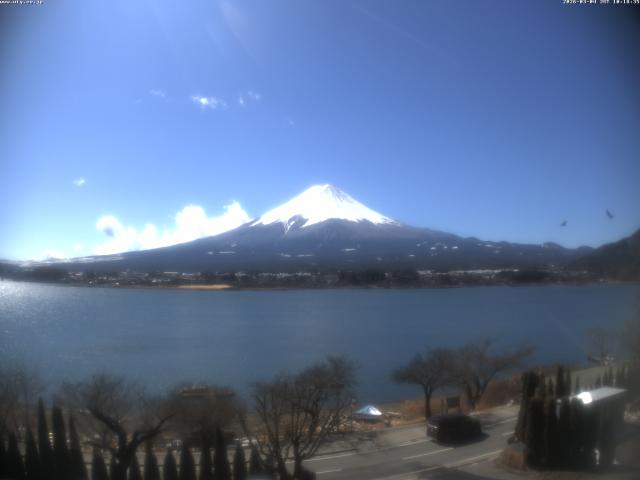 河口湖からの富士山