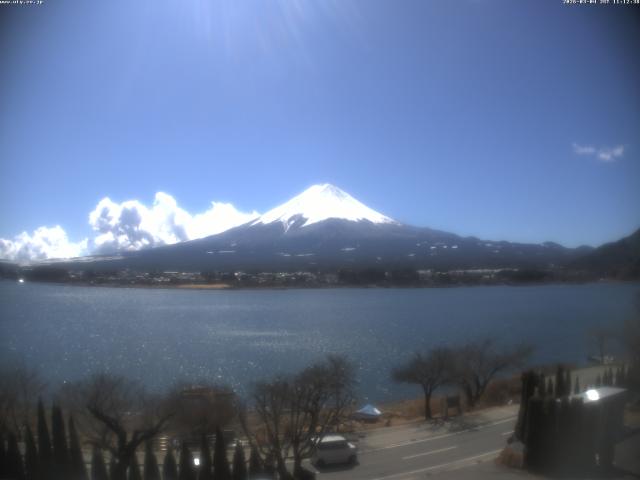 河口湖からの富士山