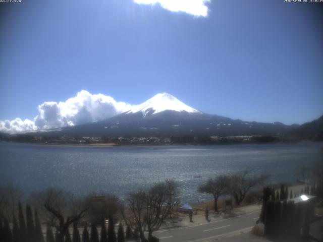 河口湖からの富士山