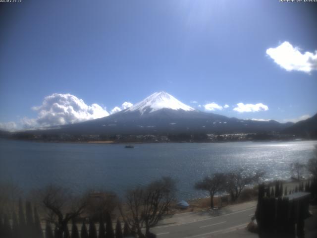 河口湖からの富士山