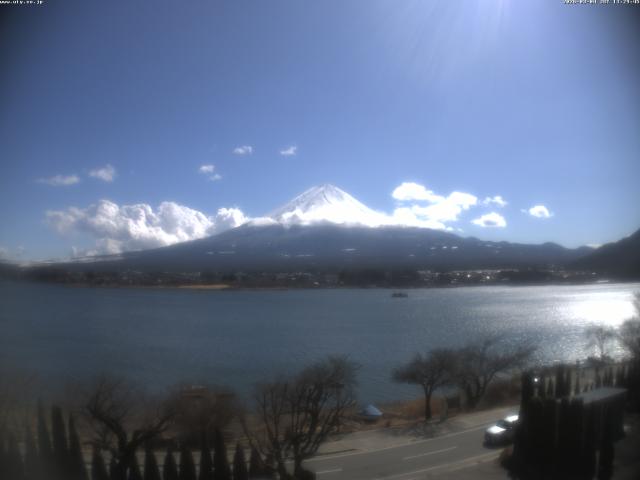 河口湖からの富士山