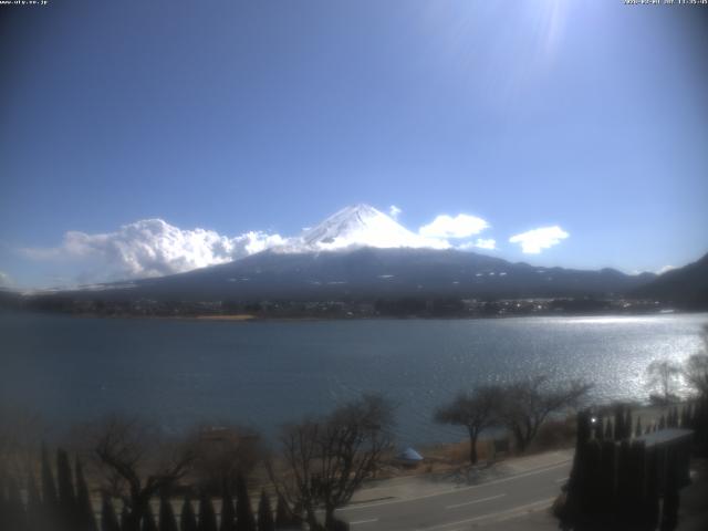 河口湖からの富士山