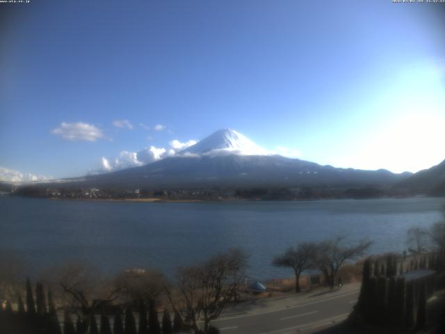 河口湖からの富士山