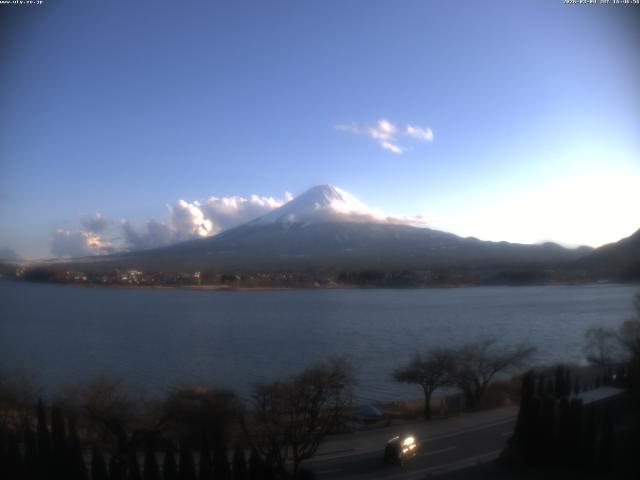 河口湖からの富士山
