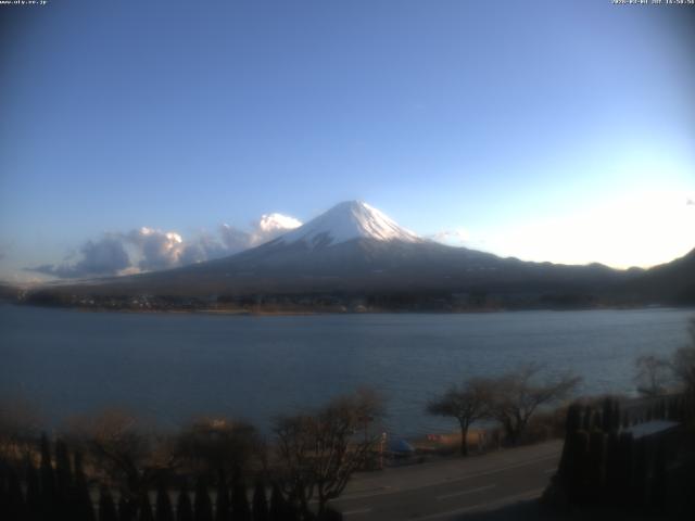 河口湖からの富士山