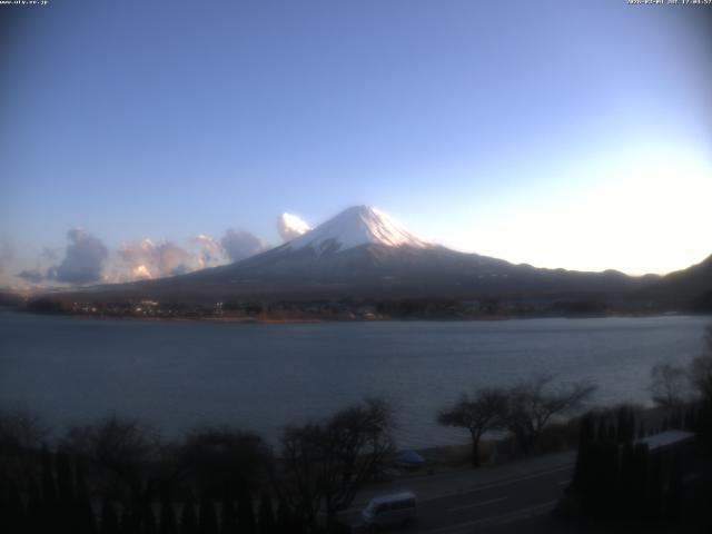 河口湖からの富士山