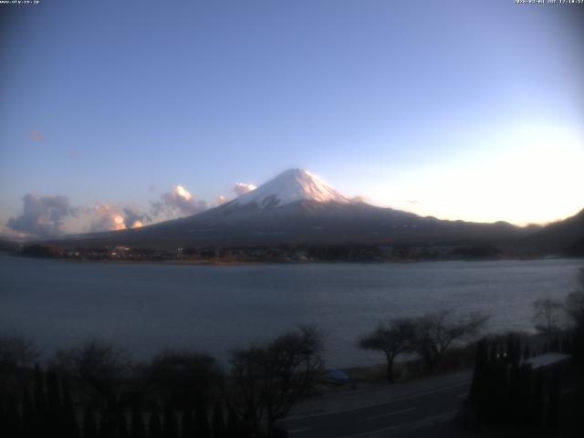 河口湖からの富士山