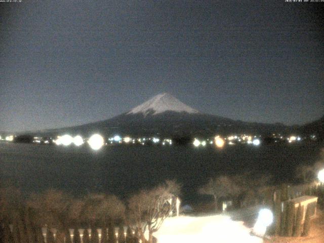 河口湖からの富士山