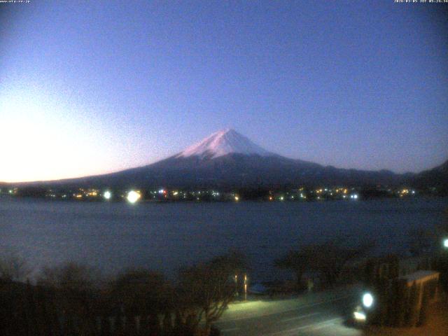 河口湖からの富士山