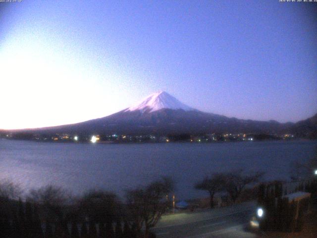 河口湖からの富士山