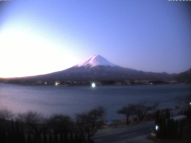 河口湖からの富士山