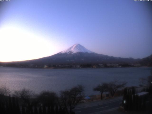 河口湖からの富士山
