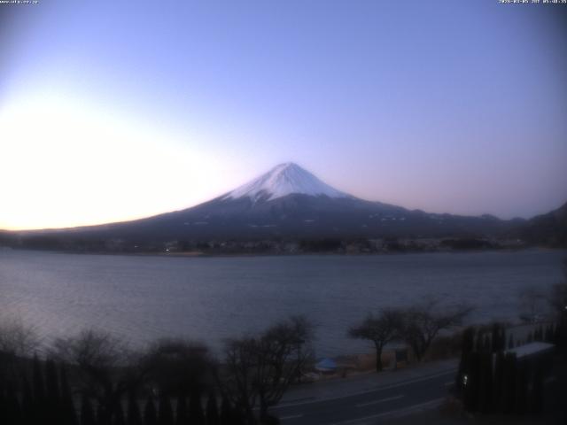 河口湖からの富士山
