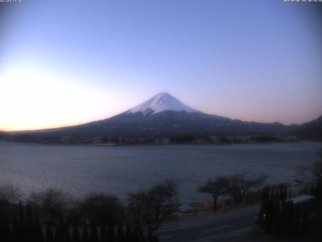 河口湖からの富士山