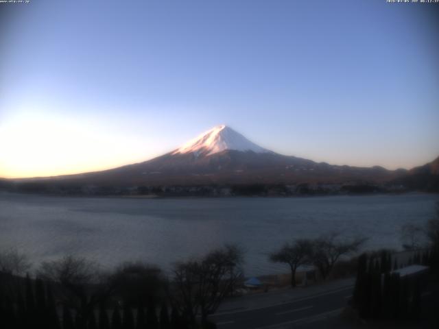 河口湖からの富士山