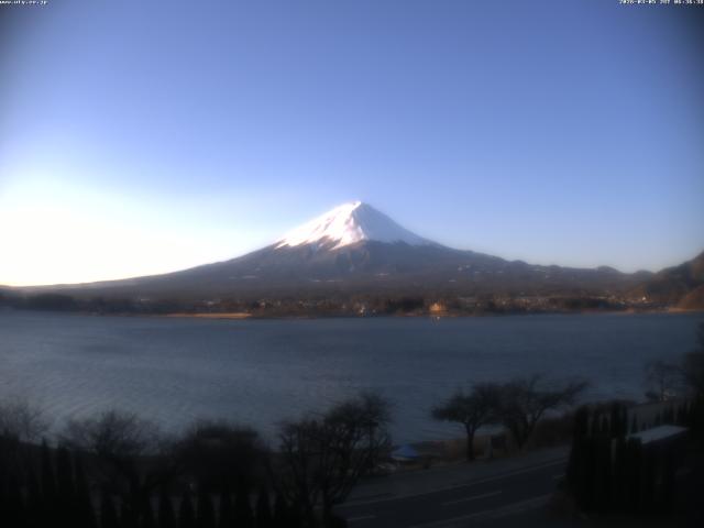 河口湖からの富士山