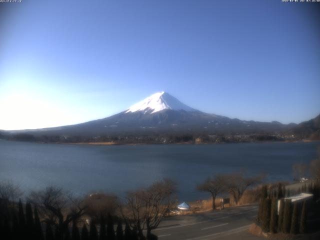 河口湖からの富士山