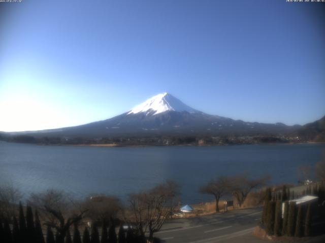 河口湖からの富士山