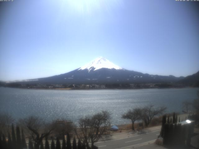 河口湖からの富士山