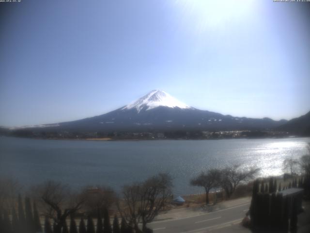 河口湖からの富士山