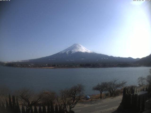 河口湖からの富士山