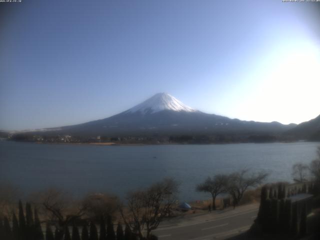 河口湖からの富士山