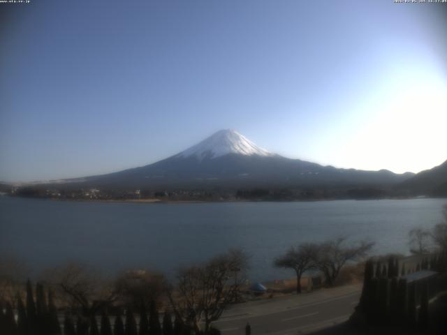 河口湖からの富士山