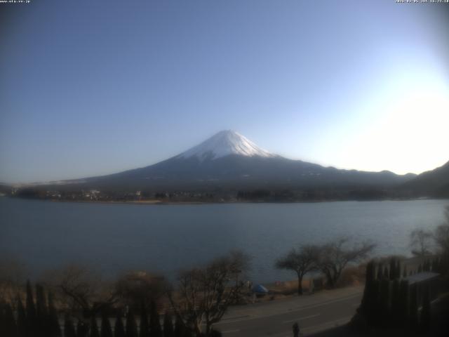 河口湖からの富士山