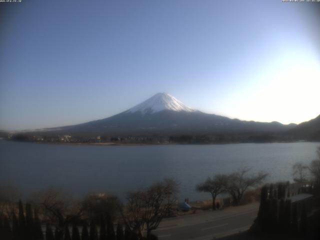 河口湖からの富士山