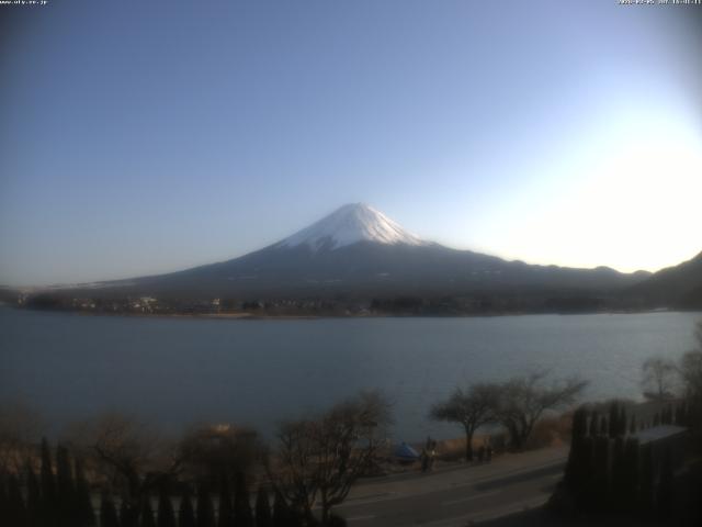 河口湖からの富士山