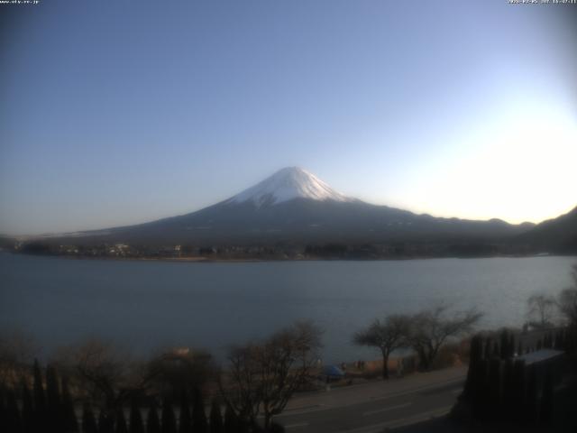 河口湖からの富士山
