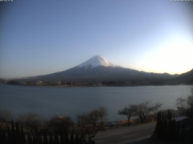 河口湖からの富士山