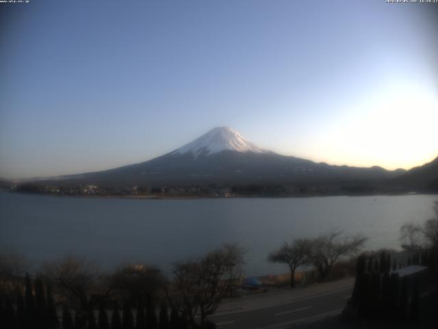 河口湖からの富士山