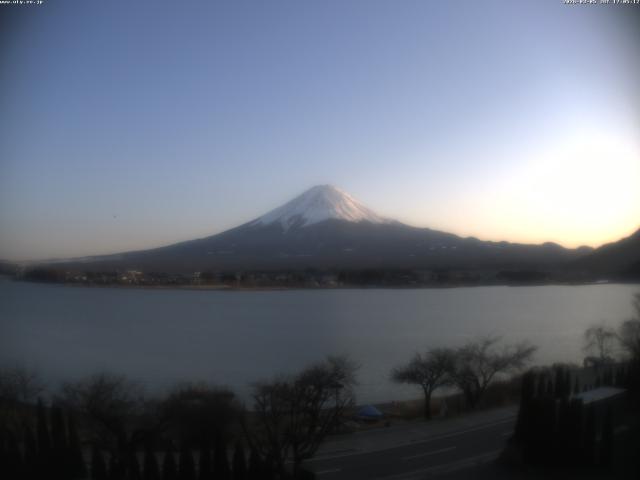 河口湖からの富士山