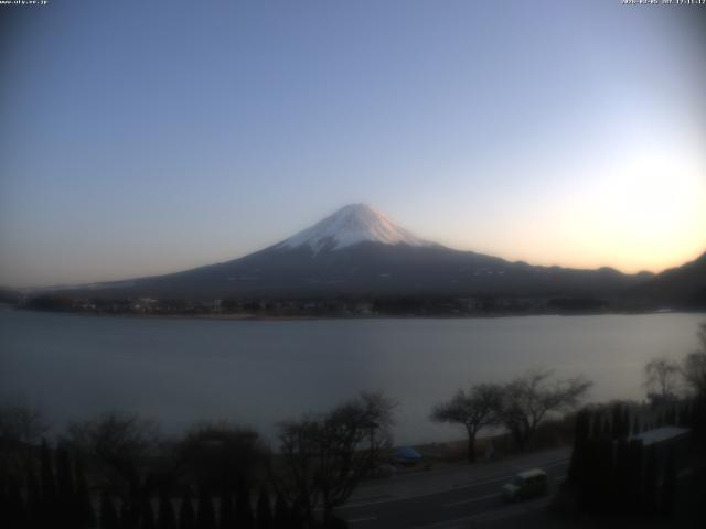 河口湖からの富士山