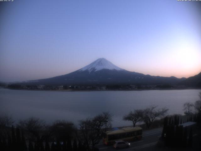 河口湖からの富士山